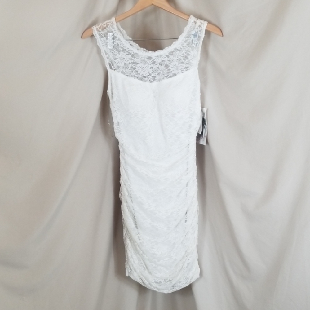 Honey and Rosie Lace Overlay Dress *NWT*